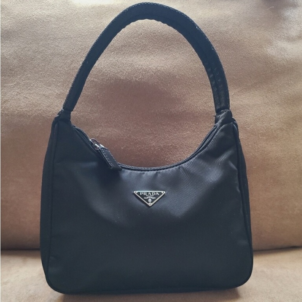 Prada Nylon Mini Tessuto Shoulder Bag